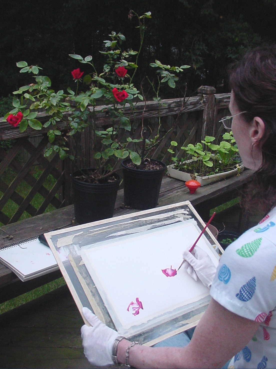 artist at work